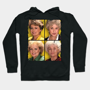 Art Drawing Vintage the golden girls Hoodie